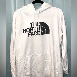 White North Face sweatshirt